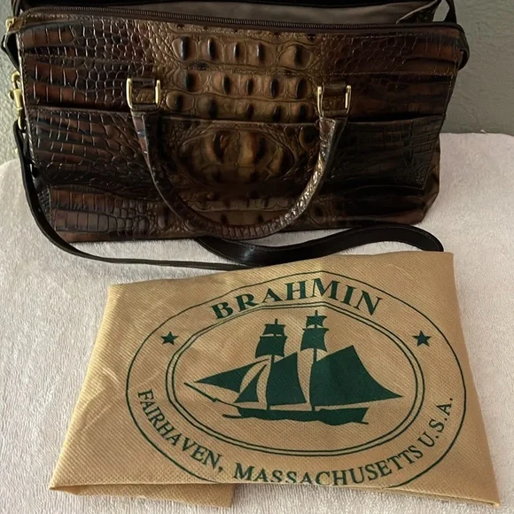 Vintage Pecan Brahmin Bag - Picture 2 of 5